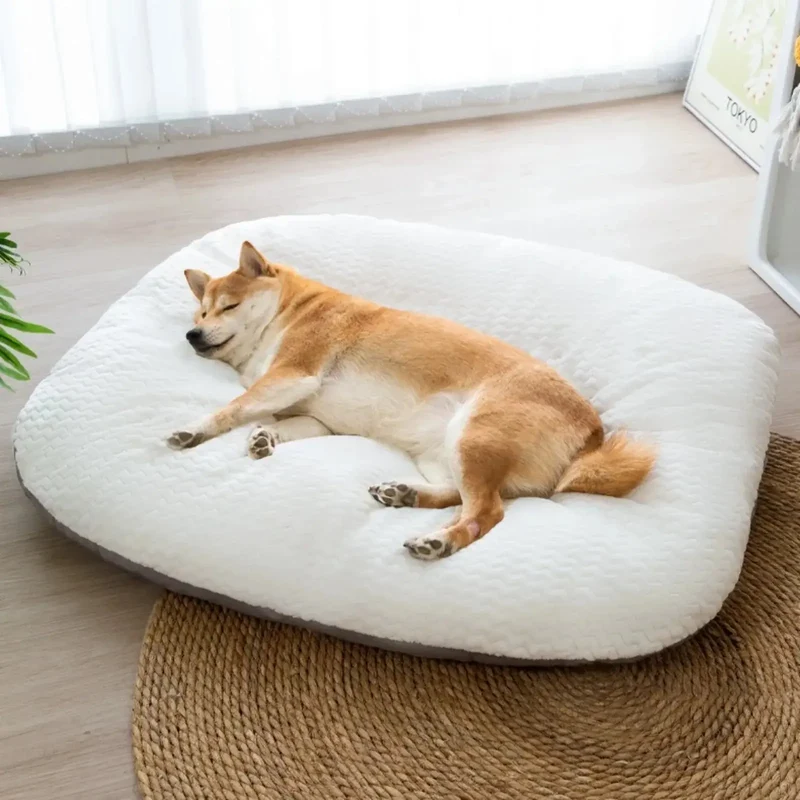 Grand panier moelleux pour chien