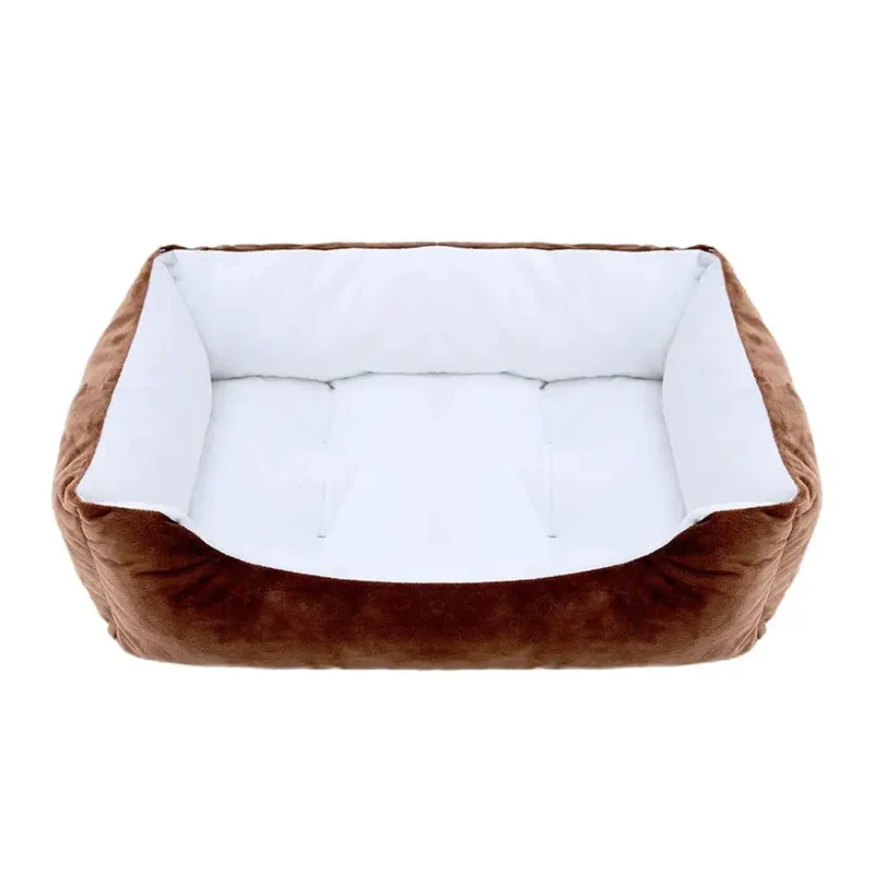 Grand panier pour chien XXL brun et bleu clair