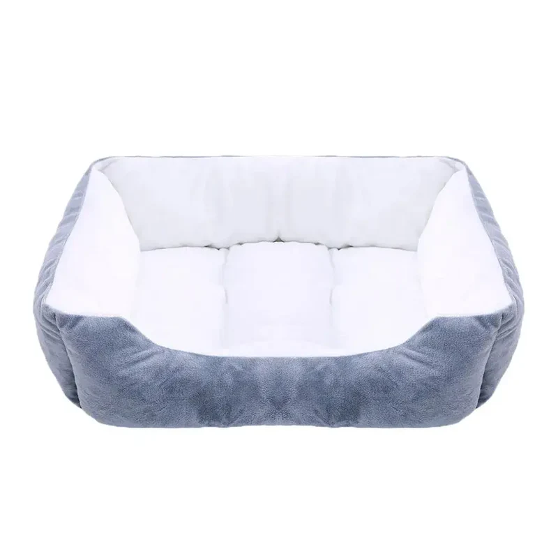 Grand panier pour chien XXL blanc et gris
