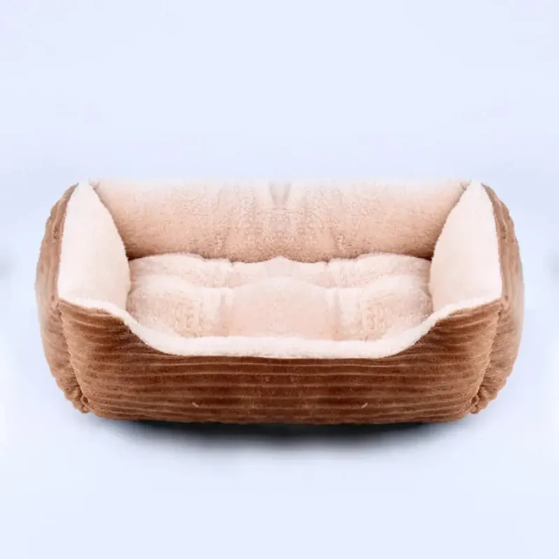 Grand panier pour chien XXL beige et brun