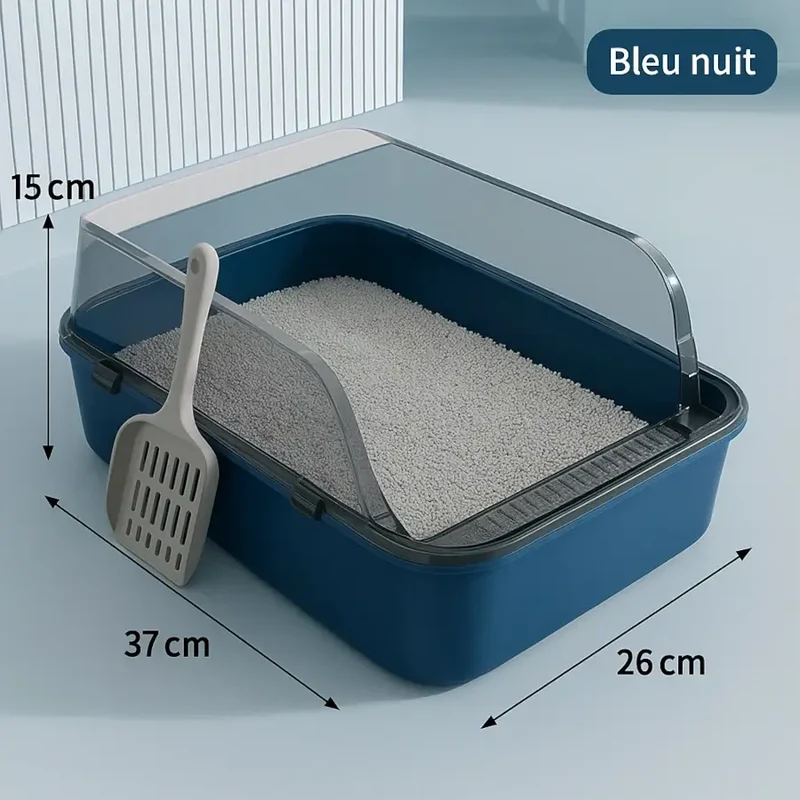 Bac à litière pour chat avec Pelle - Offrez à votre chat un espace propre et confortable