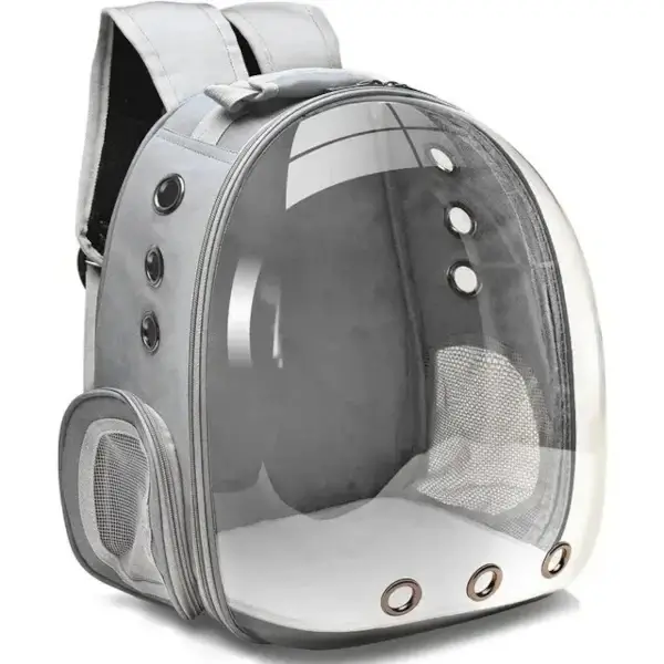 Sac à dos transparent pour chat : un transport confortable et sûr