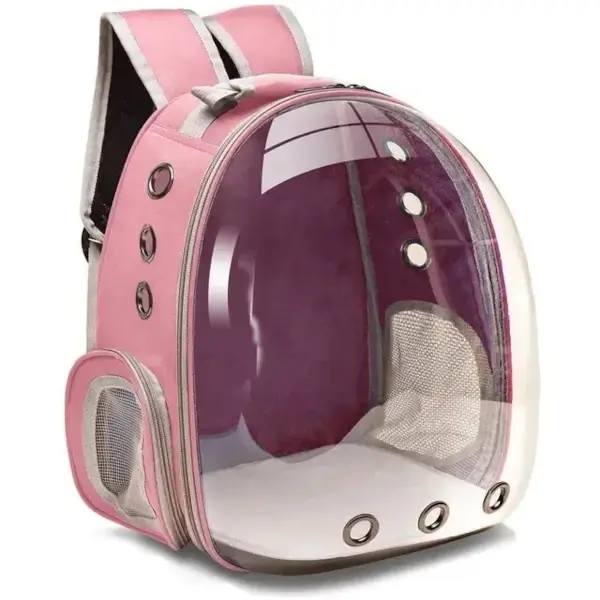Sac à dos transparent pour chat : un transport confortable et sûr