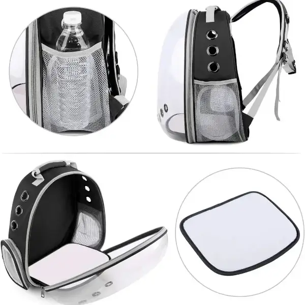 Sac à dos transparent pour chat : un transport confortable et sûr