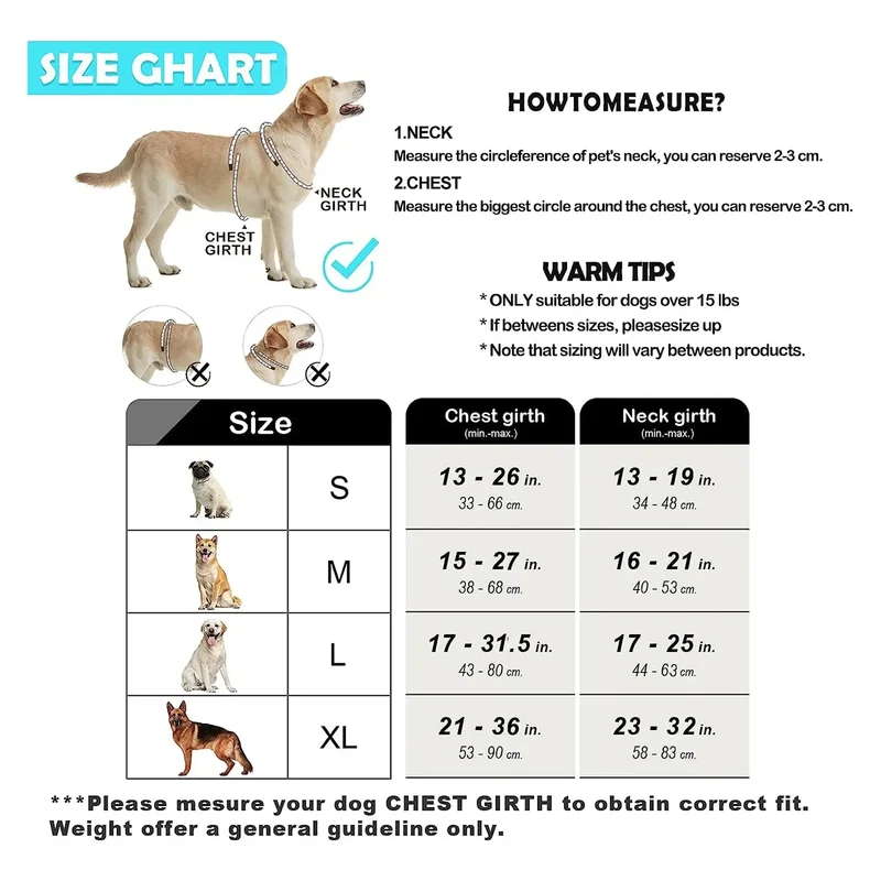 Harnais bouclier pour gros chien