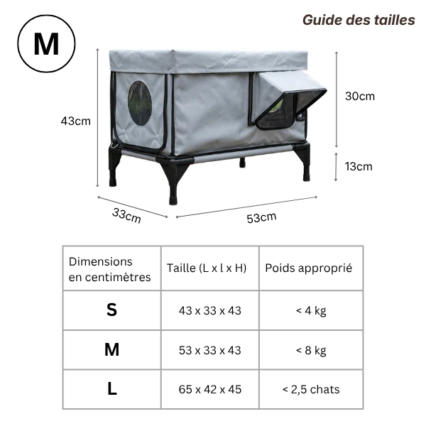 Abri extérieur pour chat - Chauffant contre le froid - WinterSafe™