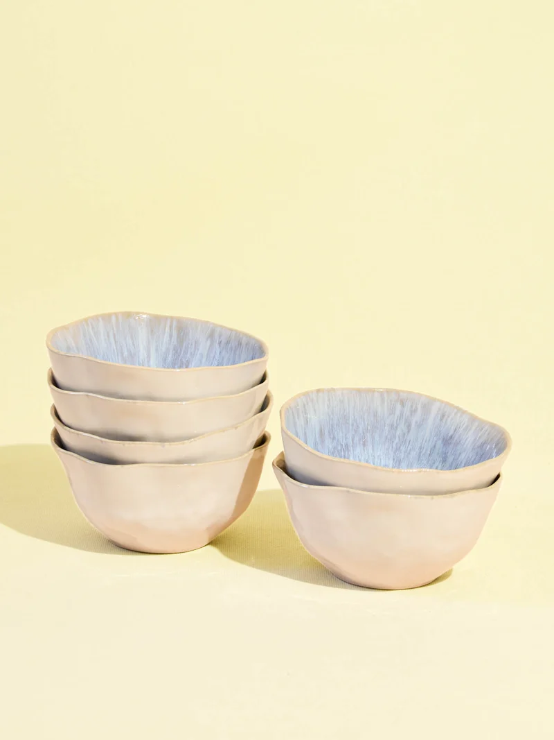 Grand bol Onda | Cobalt écume