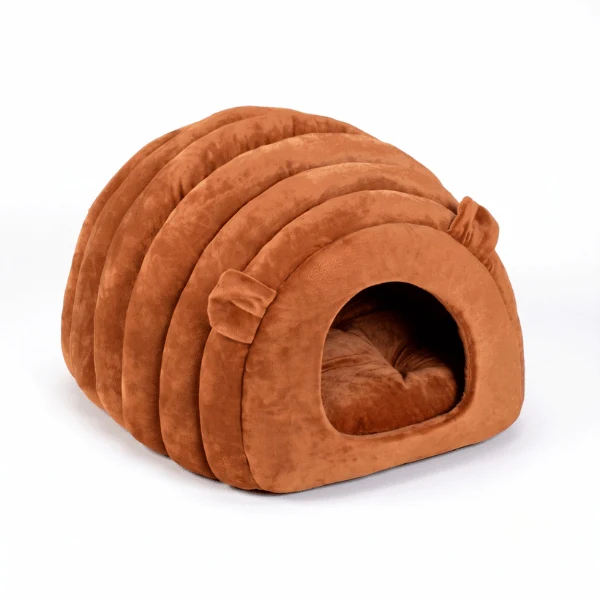 Niche chat - Grotte apaisante en cocon de velours - CocoonCat™