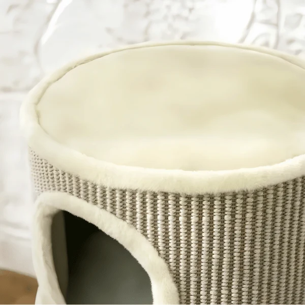 Maisons pour chat - Tonneau griffoir en sisal naturel - TowerGrif™