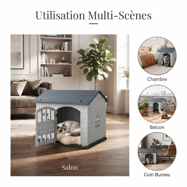 Maison à chat - Polyvalente pour intérieur et extérieur - HomeProtect™