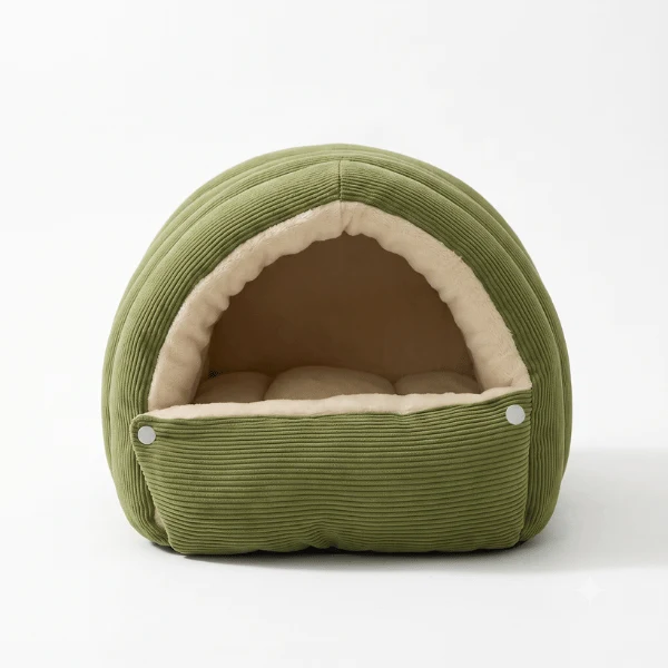 Cabane chaton - Chaude en velours modulable - LittleDen™
