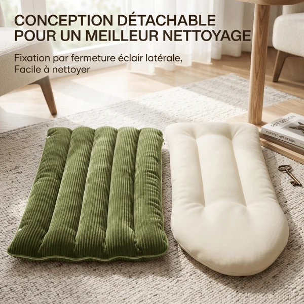 Cabane chaton - Chaude en velours modulable - LittleDen™