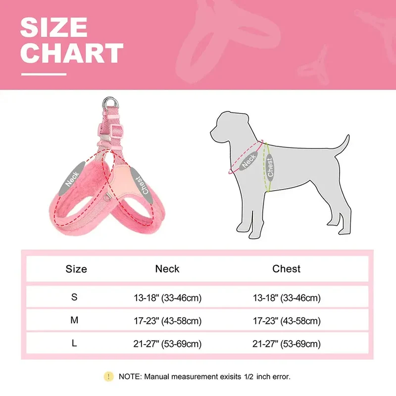 Harnais baudrier pour petit chien