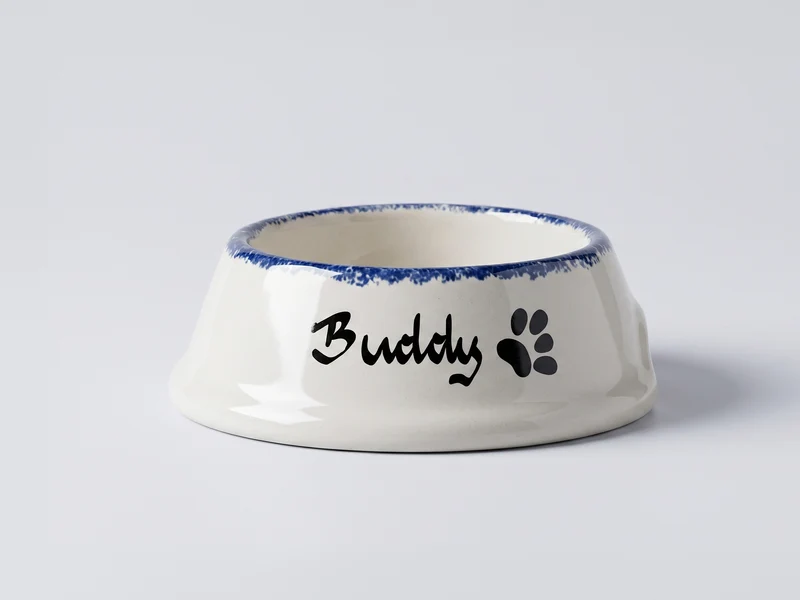 Gamelle bretonne pour chien personnalisable