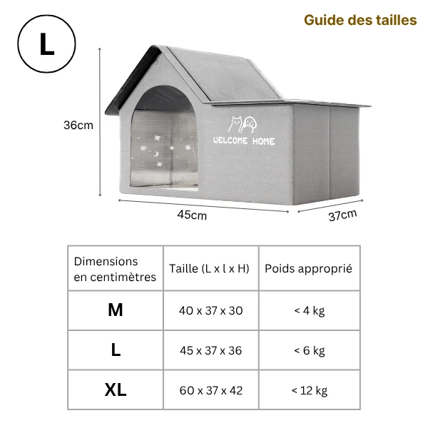 Maisonnettes pour chats - Rafraîchissantes et Isolées - CoolNest™