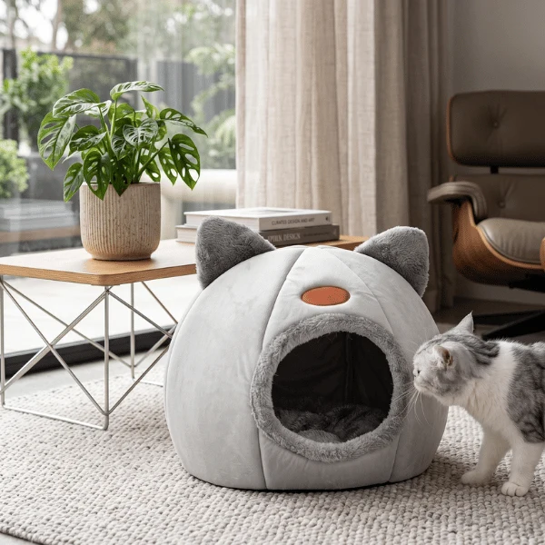 Maison pour chat - Douillette et design cocooning - Prestige™