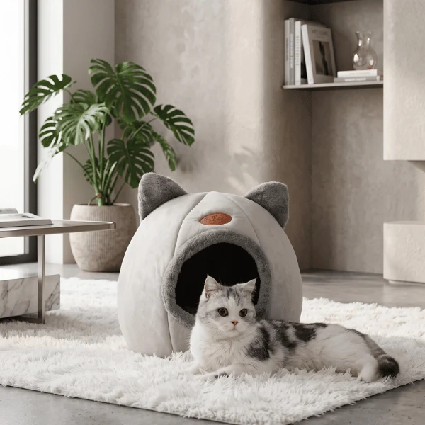 Maison pour chat - Douillette et design cocooning - Prestige™
