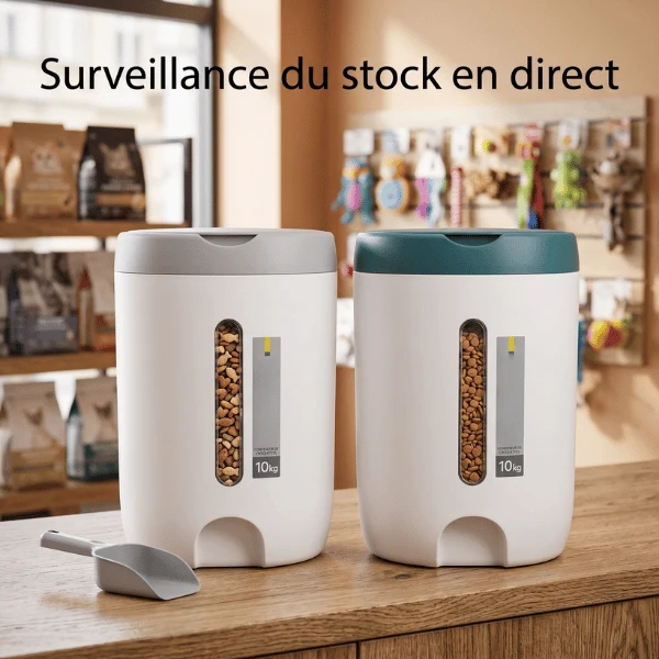 Boite a croquette chat - Ergonomique à conservation - SealFresh™