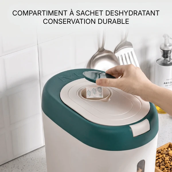 Boite a croquette chat - Ergonomique à conservation - SealFresh™