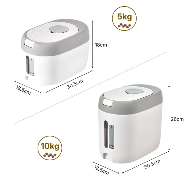 Boite a croquette chat - Ergonomique à conservation - SealFresh™