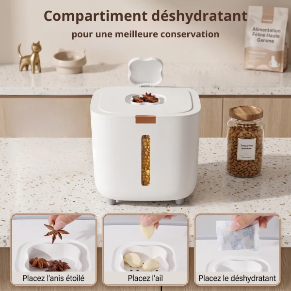 Boite croquette chat - Renforcée anti humidité - FreshCube™