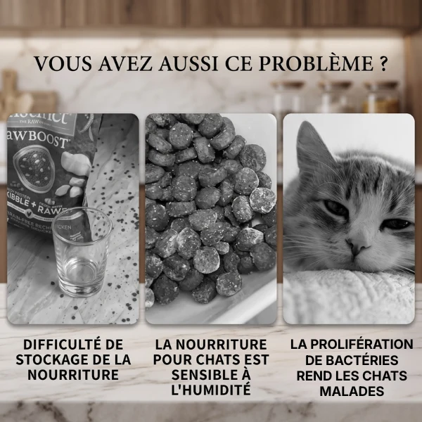Boite croquette chat - Renforcée anti humidité - FreshCube™