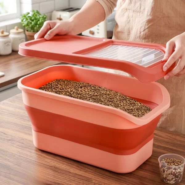 Boite a croquette - Pliable et hermétique - FoldKeeper™