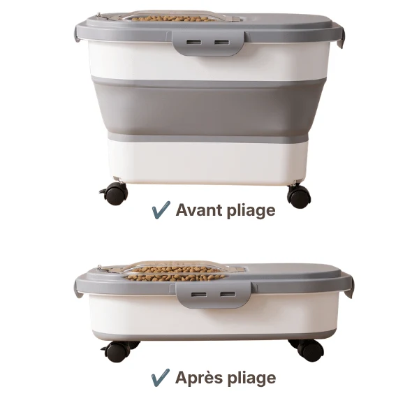 Boite a croquette - Pliable et hermétique - FoldKeeper™