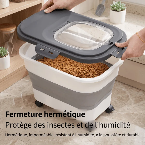 Boite a croquette - Pliable et hermétique - FoldKeeper™