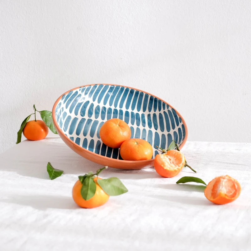 Bol de service Dash bleu sarcelle Ø27cm