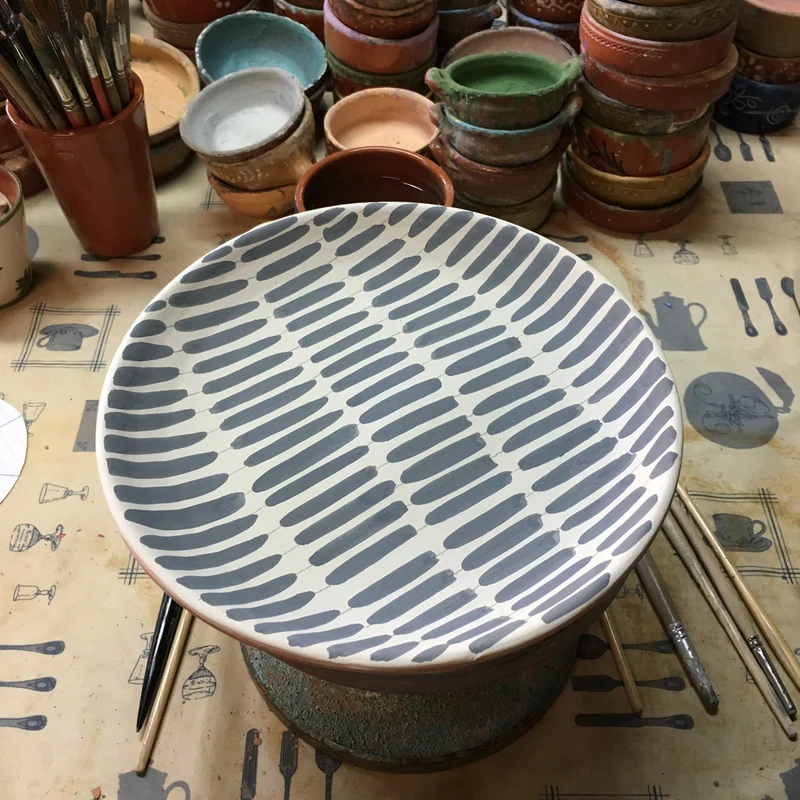 Bol de service Dash bleu sarcelle Ø27cm