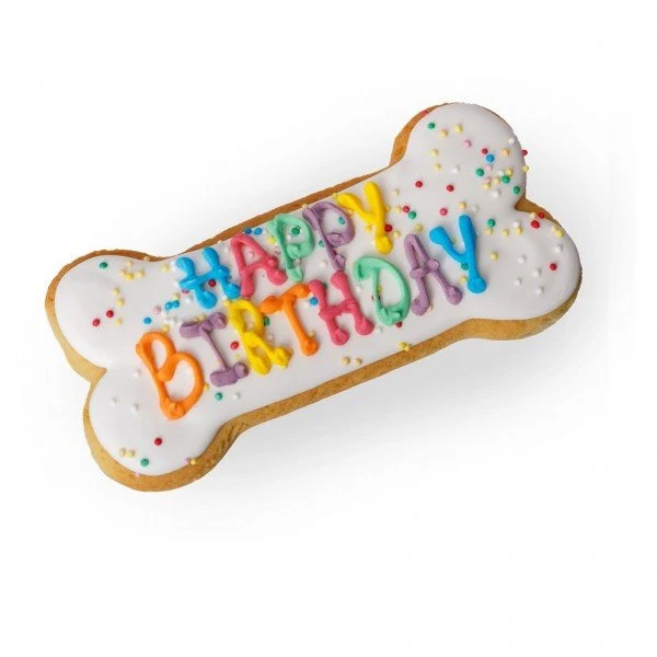 Biscuit anniversaire pour chien Joyeux Anniversaire Dolci Impronte 95 g 🎂