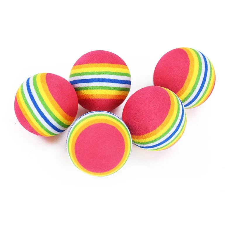 Balles de jeu arc en ciel