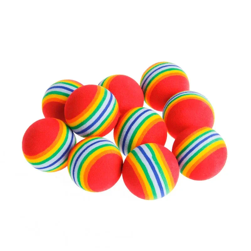 Balles de jeu arc en ciel