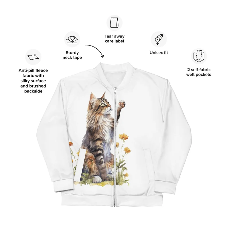 Veste de bombardier Maine Coon