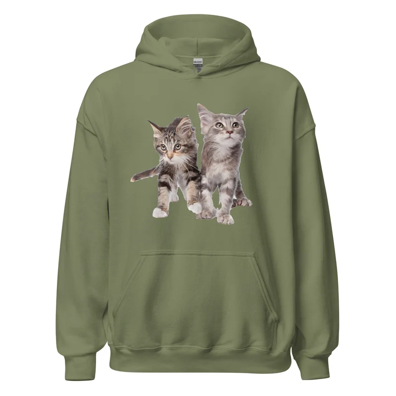 Sweat à capuche Bébés Maine Coon Exclusif