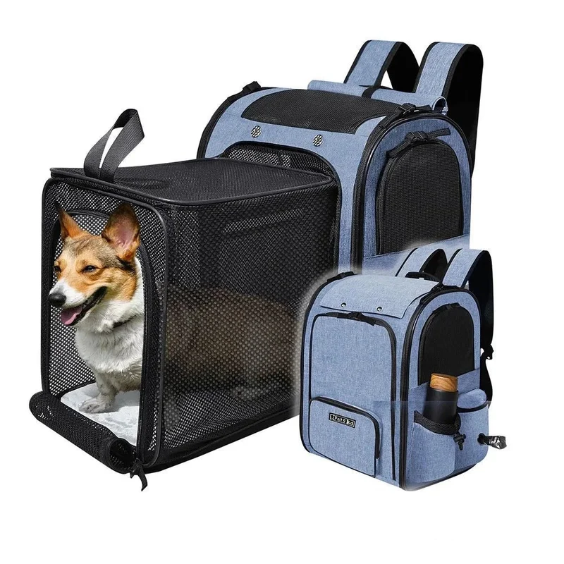 Sac à dos extensible grand confort pour chat