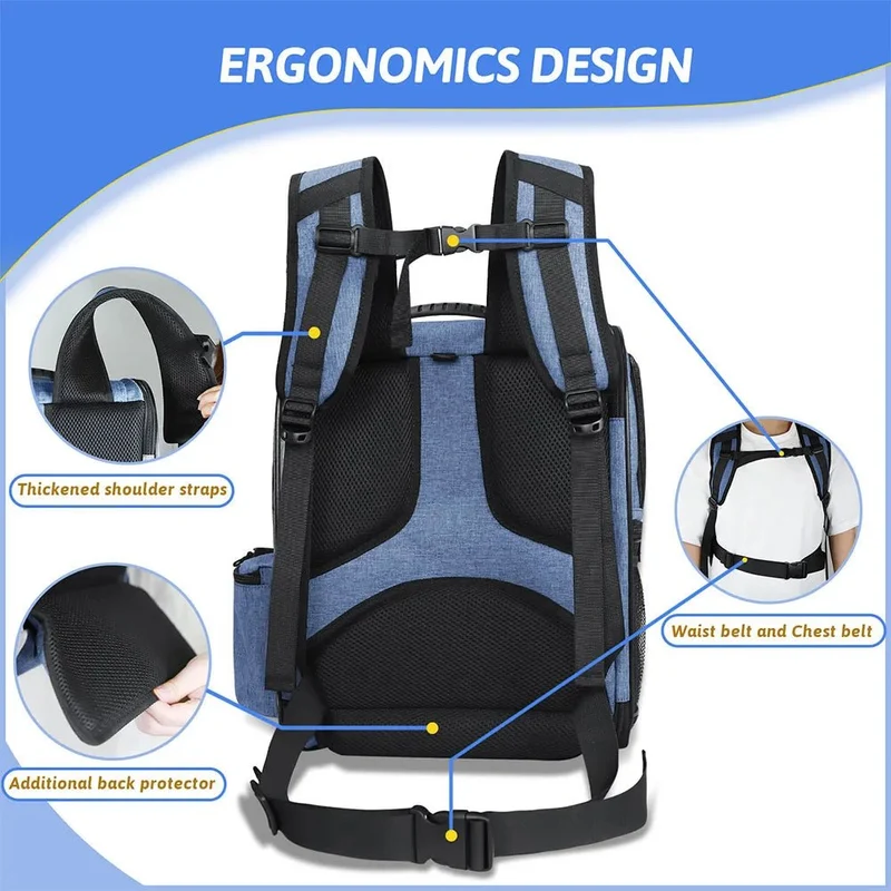 Sac à dos extensible grand confort pour chat