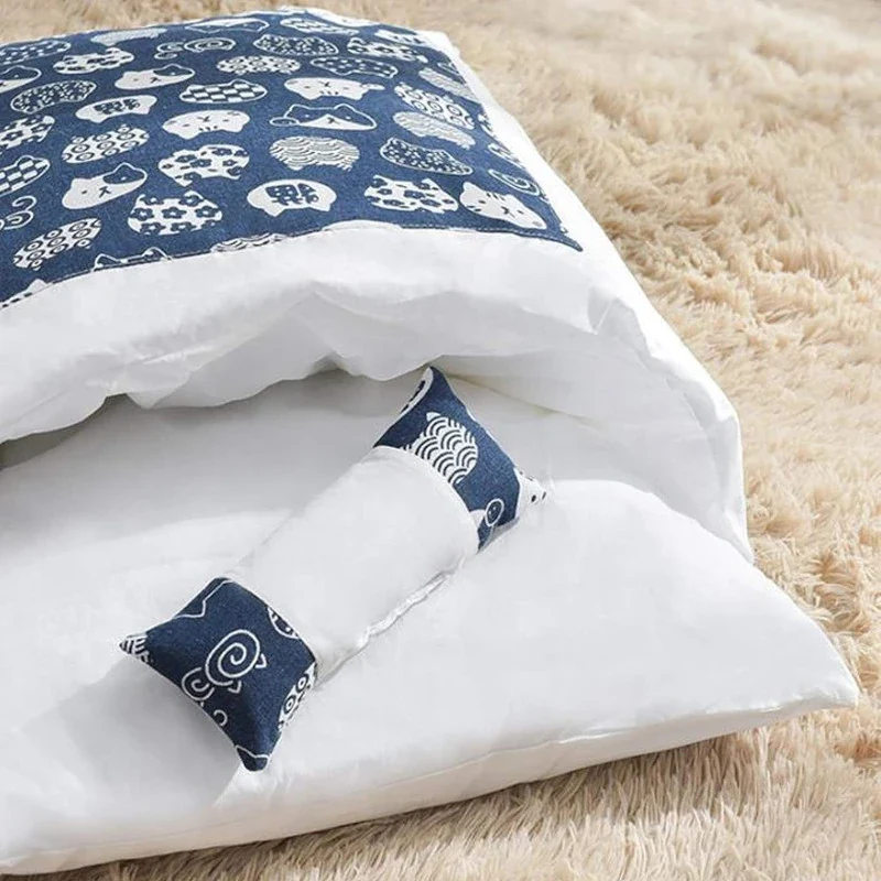 Couette fermée pour Chat - Sac de couchage doux et confortable