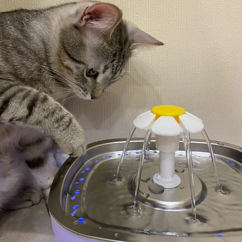 Fontaine à eau automatique pour chat - Eau pure et fraîche en continu