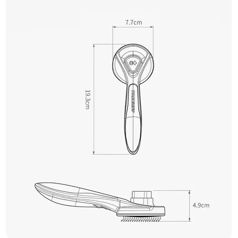 Peigne de toilettage pour Chat - Caressez et soulagez votre chat des poils