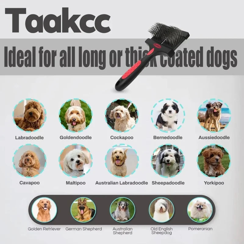 Brosse chien carde double