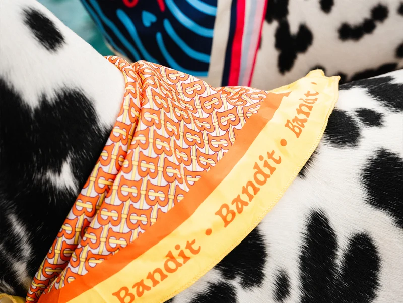 Foulard monogramme