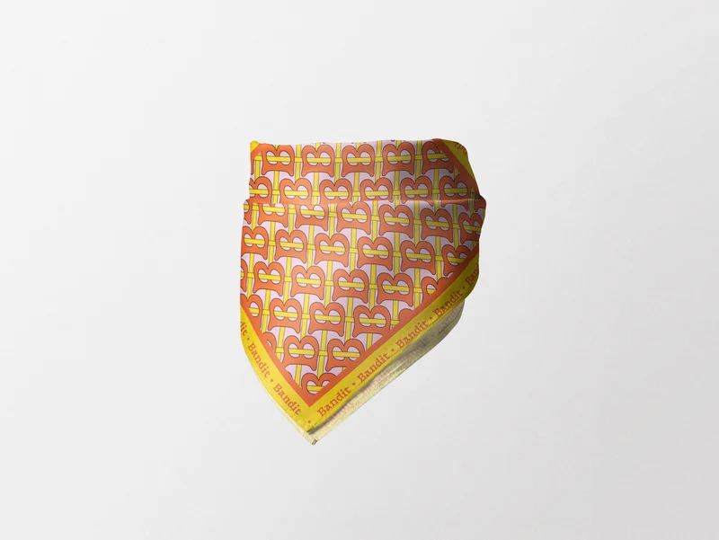 Foulard monogramme