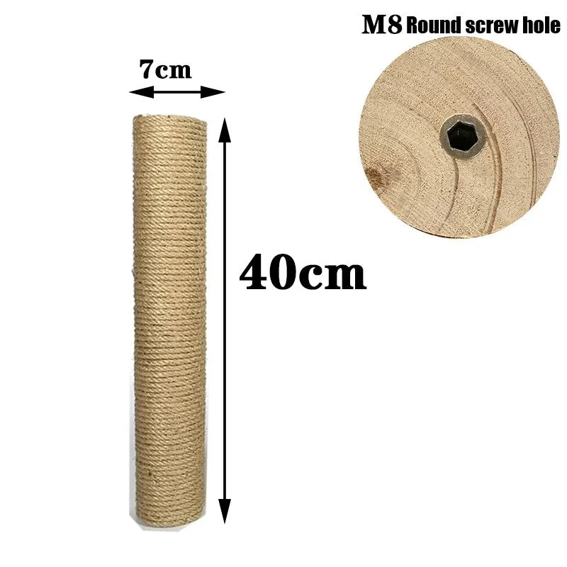 Poteaux pour arbre à chat en bois massif.