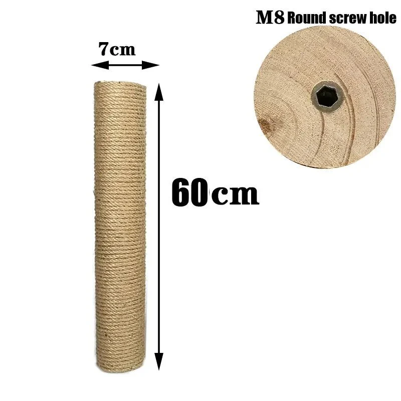 Poteaux pour arbre à chat en bois massif.