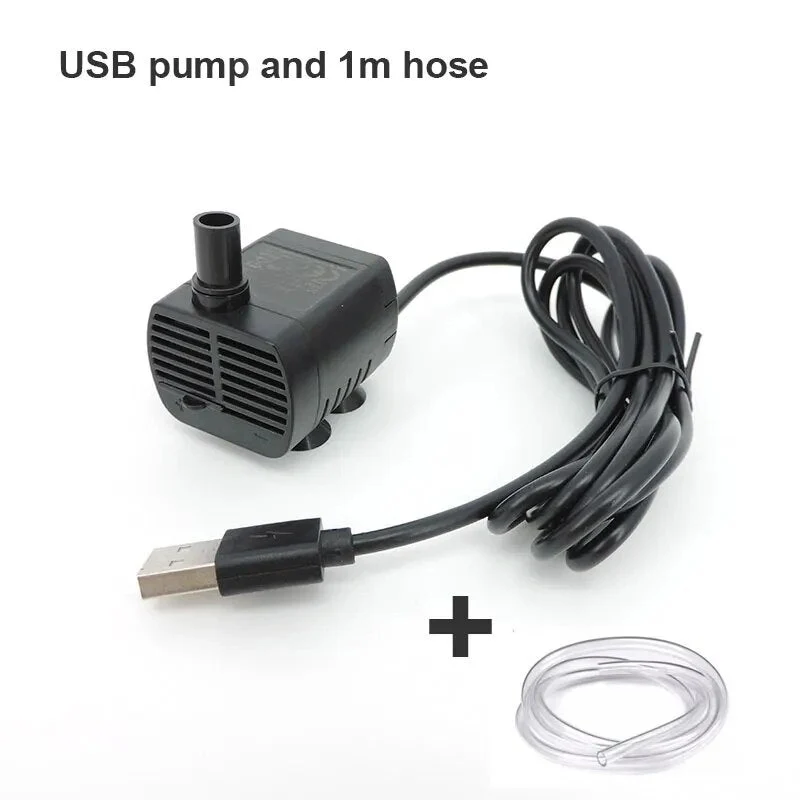 Pompe USB pour fontaines à chat
