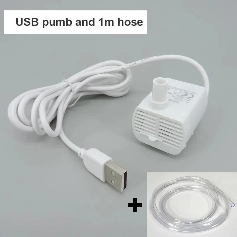 Pompe USB pour fontaines à chat