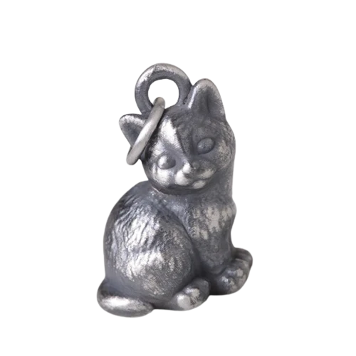 Pendentif en argent chaton