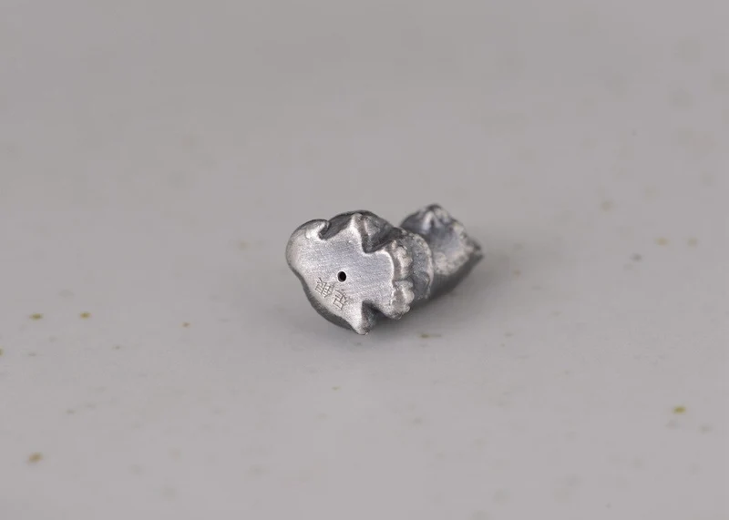 Pendentif en argent chaton